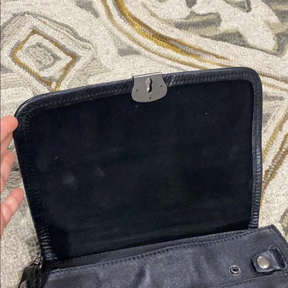 💕Patricia Nash black leather large crossbody bag - Picture 12 of 16